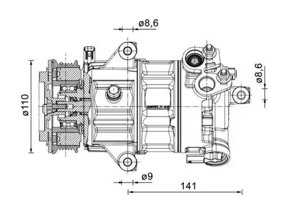 MAHLE ACP1491000P Klima Kompresörü