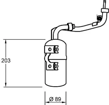 MAHLE AD277000S Klima Kurutucu Tüpü
