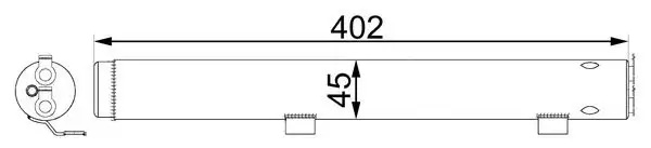 MAHLE AD285000S Klima Kurutucu Tüpü A2518350047