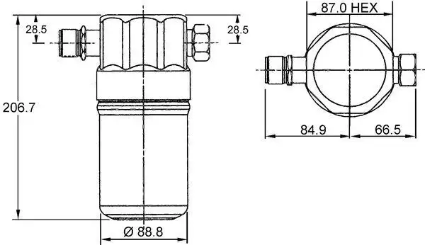 MAHLE AD36000S Klima Kurutucu Tüpü
