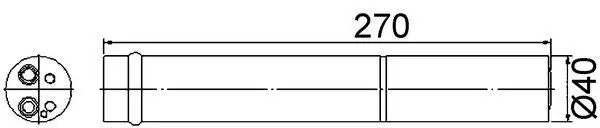 MAHLE AD96000S Klima Kurutucu Tüpü 7701067998