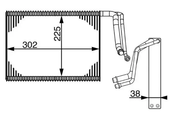 MAHLE AE143000S Klima Radyatörü 64116975554