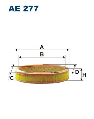 FILTRON AE277 Hava Filtresi 8933001395
