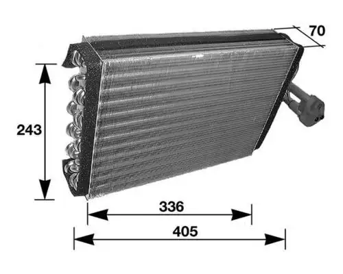 MAHLE AE36000S Klima Radyatörü A2028300458