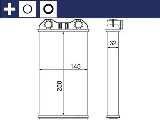 MAHLE AH14000S Kalorifer Radyatörü 7701473279