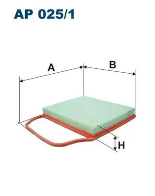 FILTRON AP025/1 Hava Filtresi 13717556961