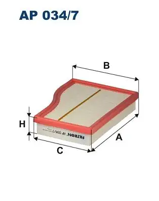 FILTRON AP034/7 Hava Filtresi A2820940004