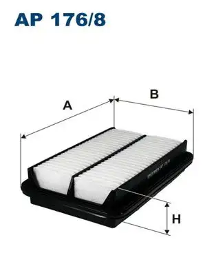 FILTRON AP176/8 Hava Filtresi 1378054G10000