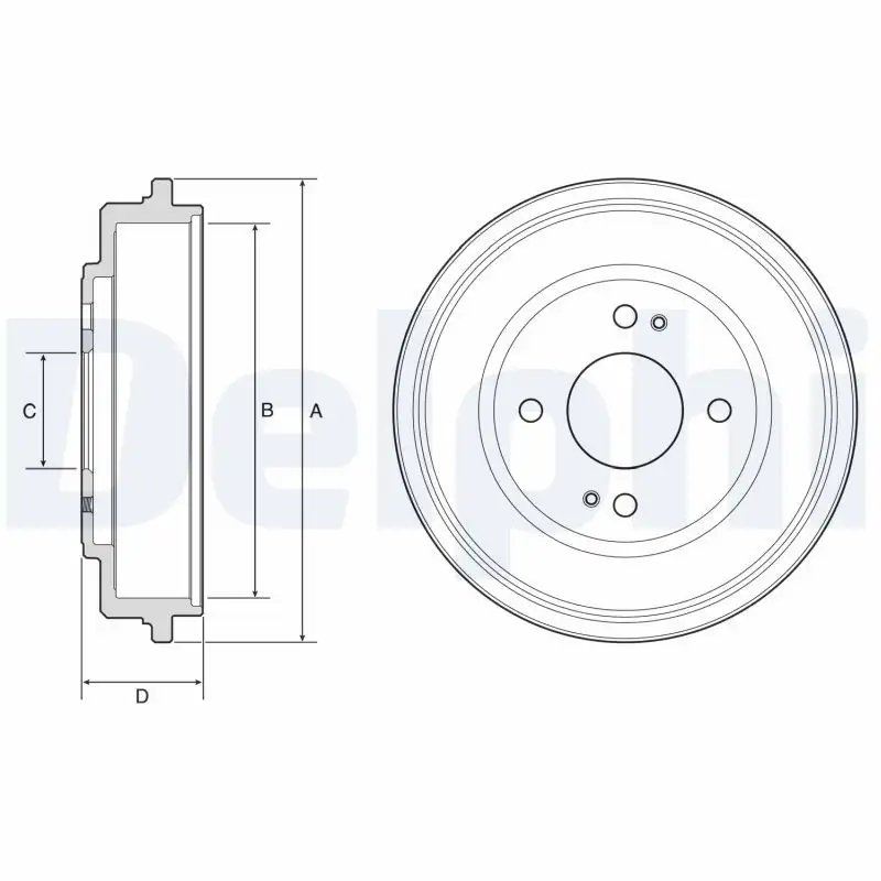 DELPHI BF606 Fren Kampanası 42610S5A000