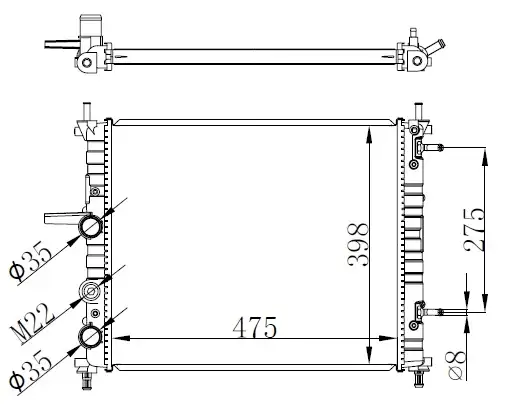 ORIS BFI052022 Radyatör 46535007