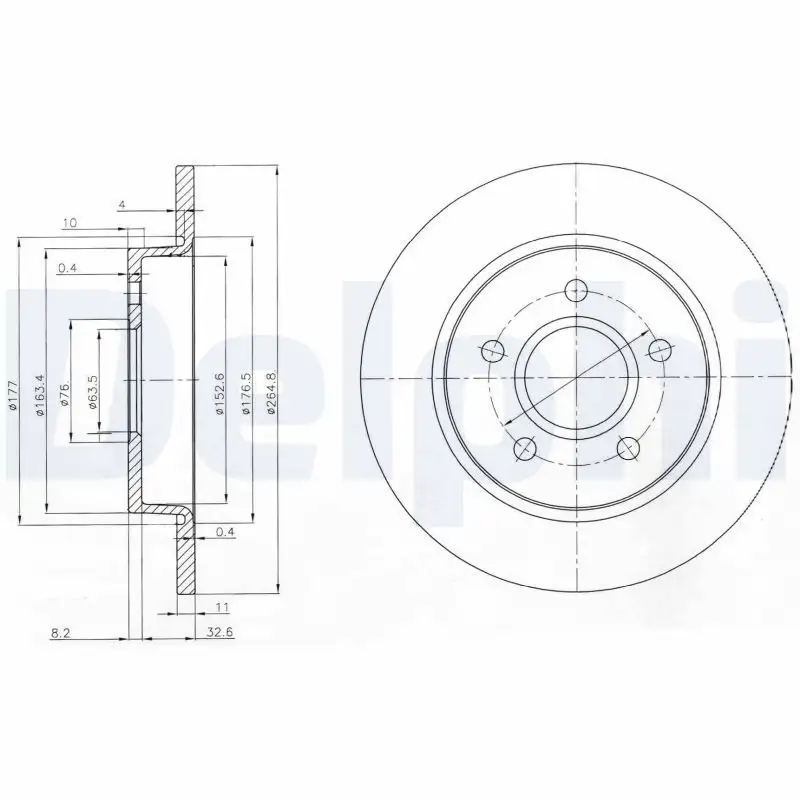 DELPHI BG3896 Arka Fren Diski