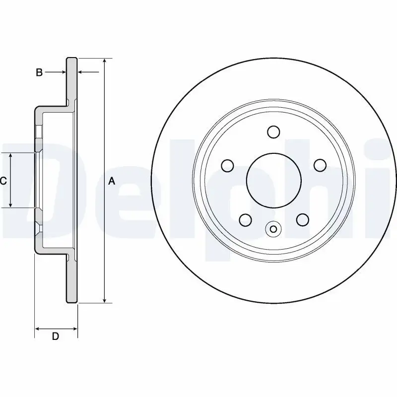 DELPHI BG4761C Arka Fren Diski