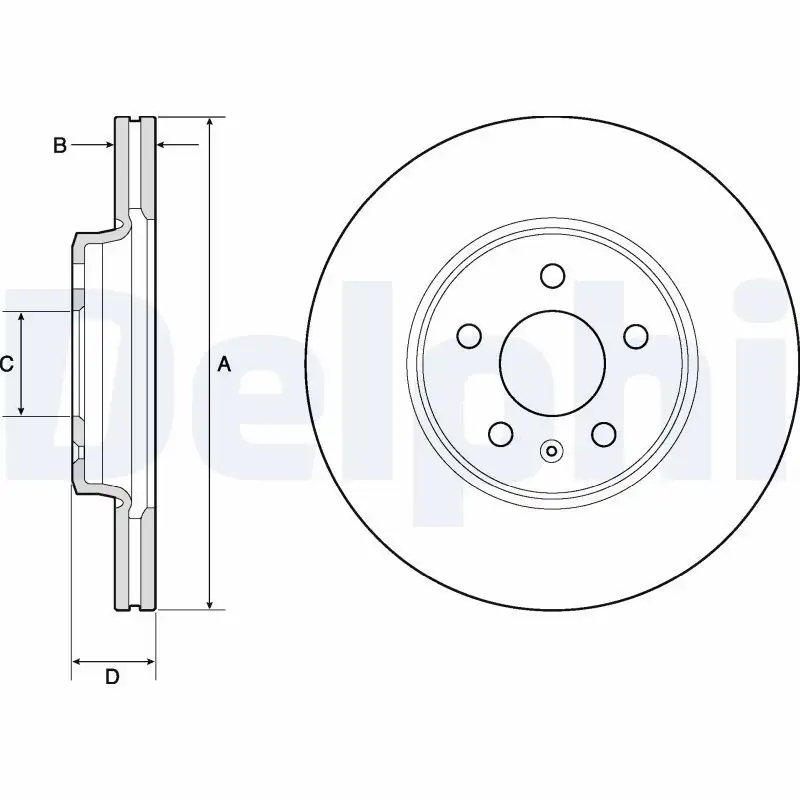 DELPHI BG4799C Ön Fren Diski