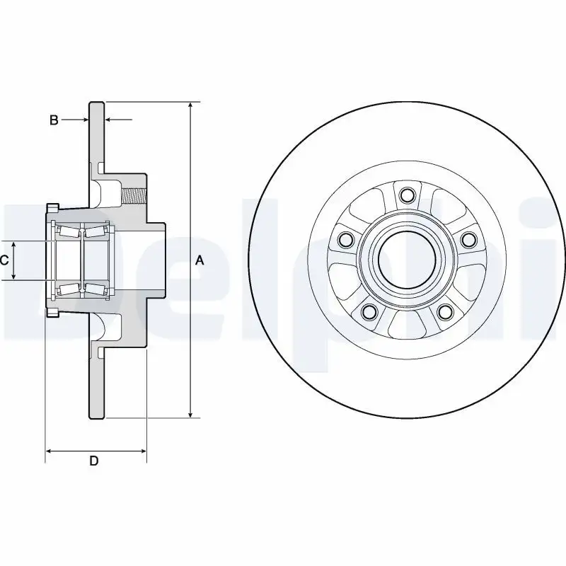 DELPHI BG9190RSC Arka Fren Diski