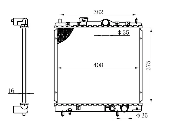 ORIS BMI085016 Radyatör MB660540