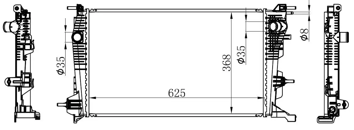 ORIS BRN062026 Radyatör 214100002R