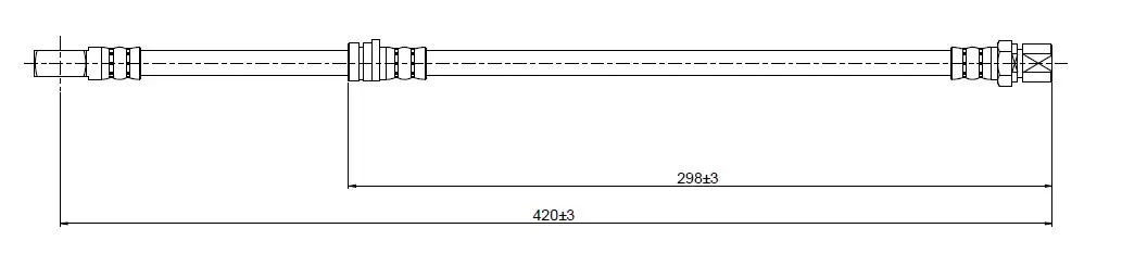 CAVO C800266A Ön Fren Hortumu 90251615
