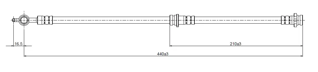 CAVO C800370A Ön Fren Hortumu 8944033223