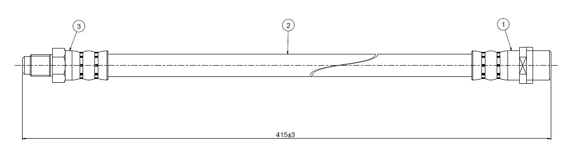 CAVO C800654A Ön Fren Hortumu A2024280735