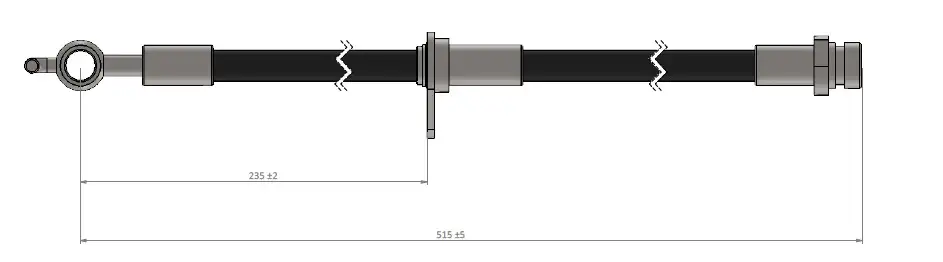 CAVO C900321A Ön Fren Hortumu (Sol) 4806E2