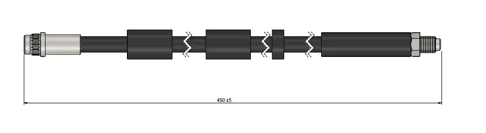 CAVO C900591A Ön Fren Hortumu 4806G4
