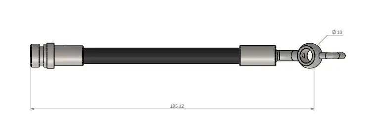 CAVO C900955A Arka Fren Hortumu 90947W2016