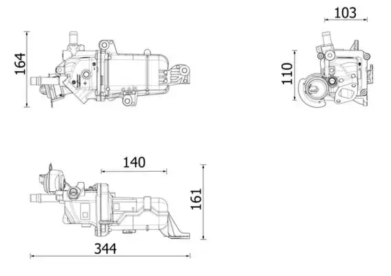 MAHLE CE49000P EGR Soğutucusu 6000616785