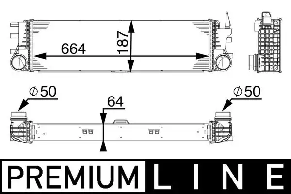 MAHLE CI180000P Turbo Radyatörü A4475011301