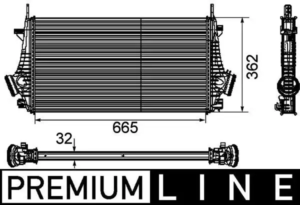 MAHLE CI191000P Turbo Radyatörü 13241751