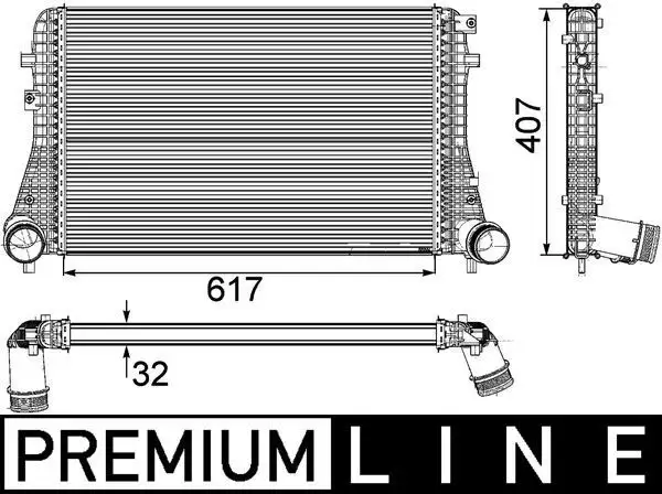 MAHLE CI208000P Turbo Radyatörü