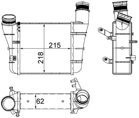 MAHLE CI336000S Turbo Radyatörü 8E0145805S