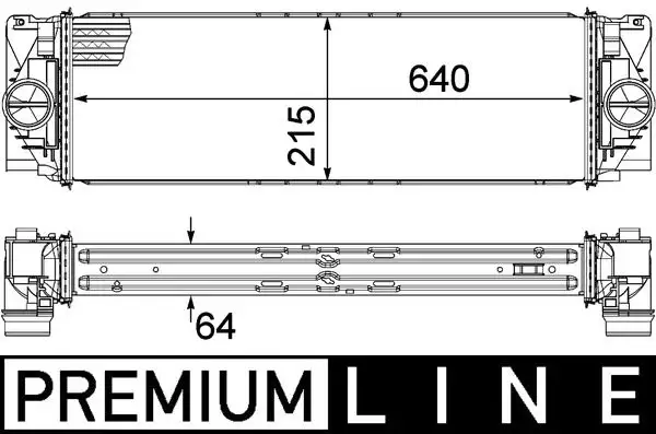MAHLE CI368000P Turbo Radyatörü A9065010201