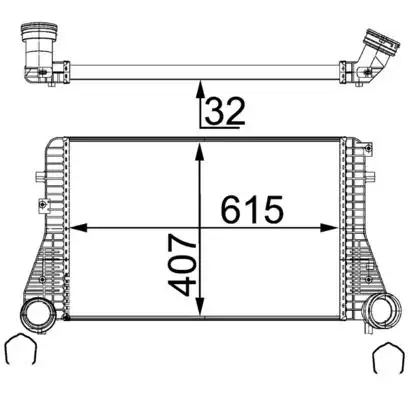 MAHLE CI83000S Turbo Radyatörü