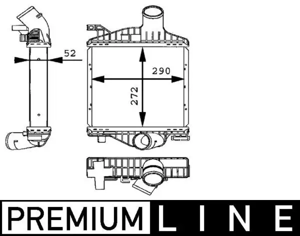 MAHLE CI88000P Turbo Radyatörü A6385012301