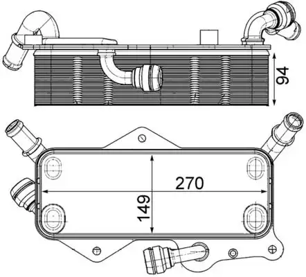 MAHLE CLC218000P Şanzıman Yağ Soğutucu 4G0317021M