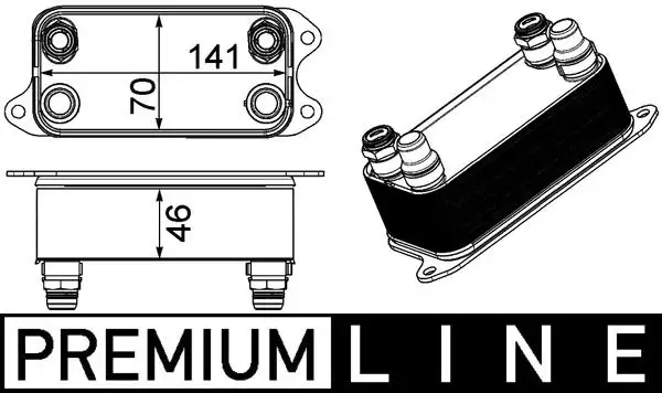 MAHLE CLC227000P Şanzıman Yağ Soğutucu A0995002300