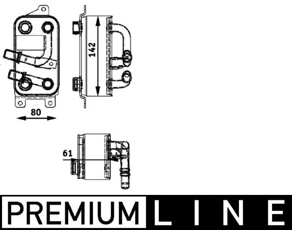 MAHLE CLC43000P Şanzıman Yağ Soğutucu 17217519213