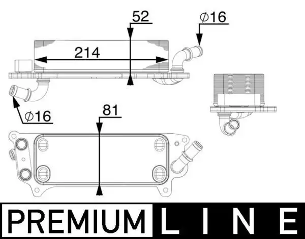 MAHLE CLC77000P Şanzıman Yağ Soğutucu 4G0317021K