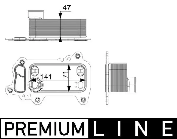 MAHLE CLC79000P Motor Yağ Soğutucu 11427802113