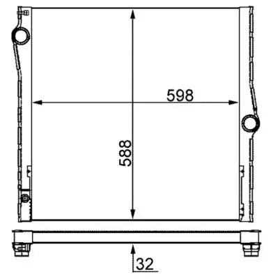 MAHLE CR1050000S Radyatör