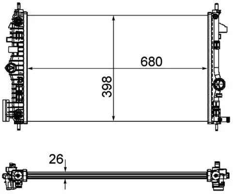 MAHLE CR1103000P Radyatör