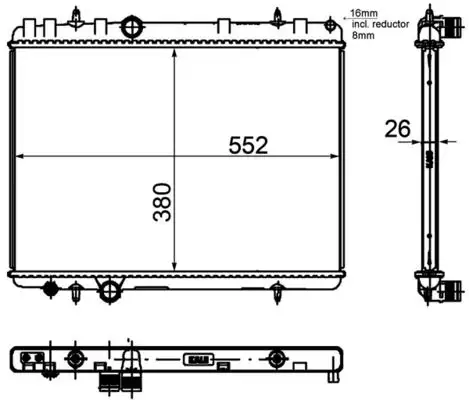 MAHLE CR1144000P Radyatör