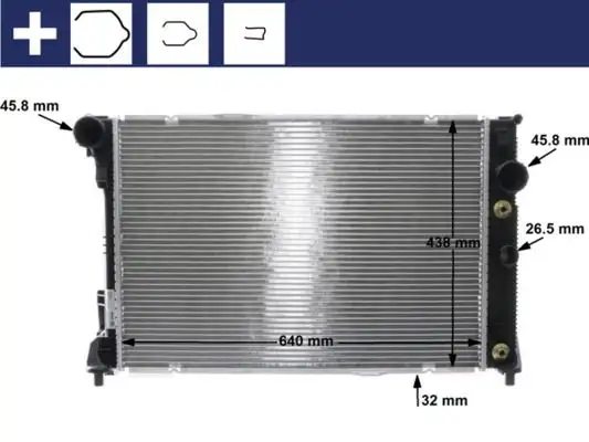 MAHLE CR1176000S Radyatör