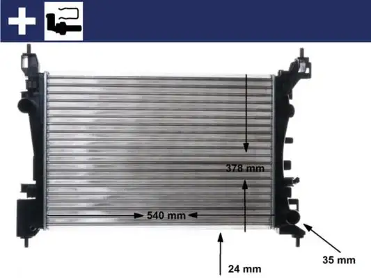 MAHLE CR1182000S Radyatör
