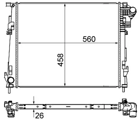 MAHLE CR1237000S Radyatör