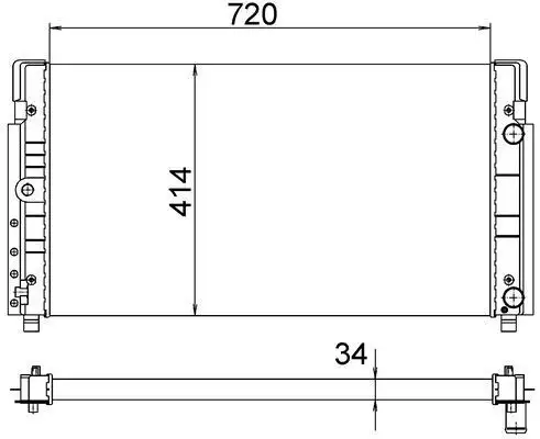 MAHLE CR1533000S Radyatör 7D0121253C