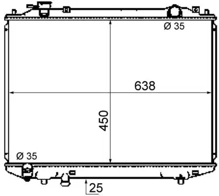 MAHLE CR1746000S Radyatör
