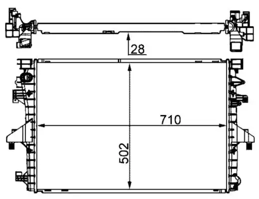 MAHLE CR1792000S Radyatör 7E0121253A