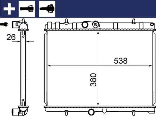 MAHLE CR2014000S Radyatör