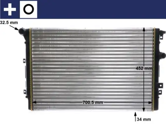 MAHLE CR2032000S Radyatör